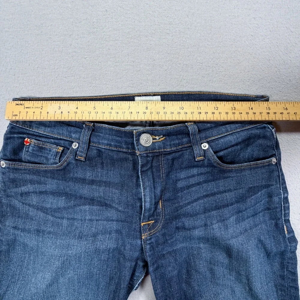Hudson Skinny Jeans Womens 27 Good Dark‎ Wash Stretch Denim Low Rise Five Pocket